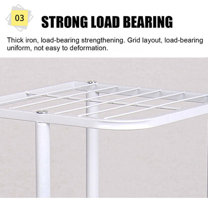 8-Tier Plant Pot Display Rack - Tall Garden Organizer