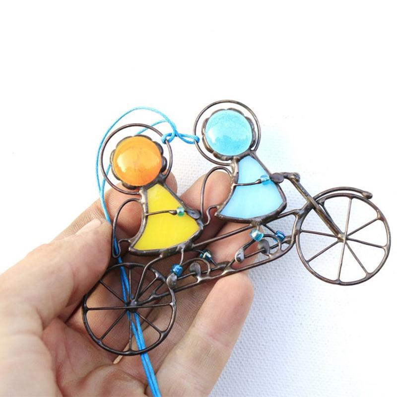 Handcrafted Glass Angel Sun Catcher – 14x10 cm Window Decor