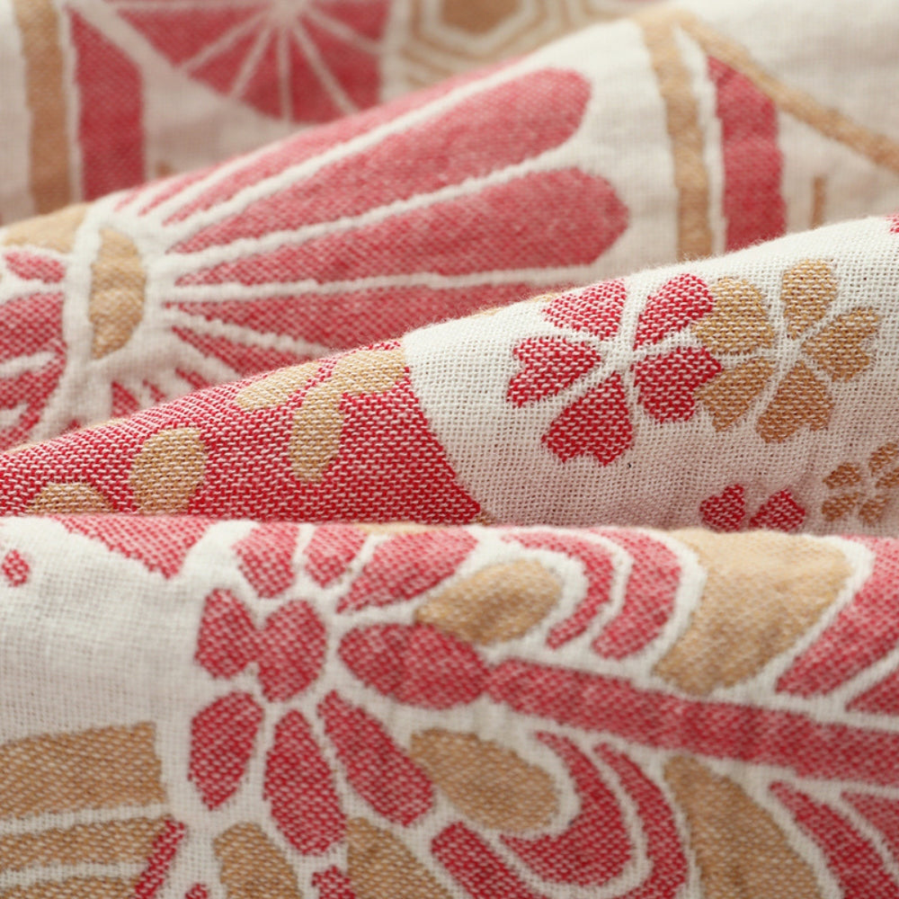 Serene Comfort Four-Layer Cotton Throw
