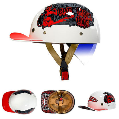 Motorcycle Baseball Helmet - DOT Certified