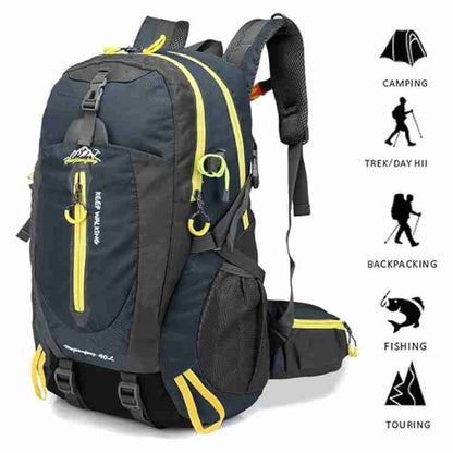 Durable 40L Waterproof Adventure Backpack