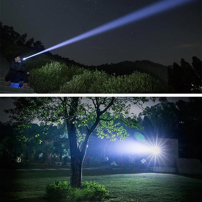 Rechargeable LED Tactical Laser Flashlight 90000 Lumens - Buy 2, Get Free Shipping