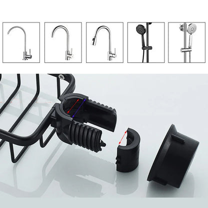 Shower Caddy for Shampoo and Soap – Stainless Steel – Available in Silver or Black – No Drilling Required