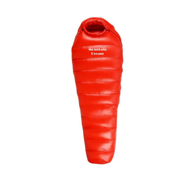 Winter Sleeping Bag - Down Insulation, 400T Ripstop Nylon, -20°C Rated