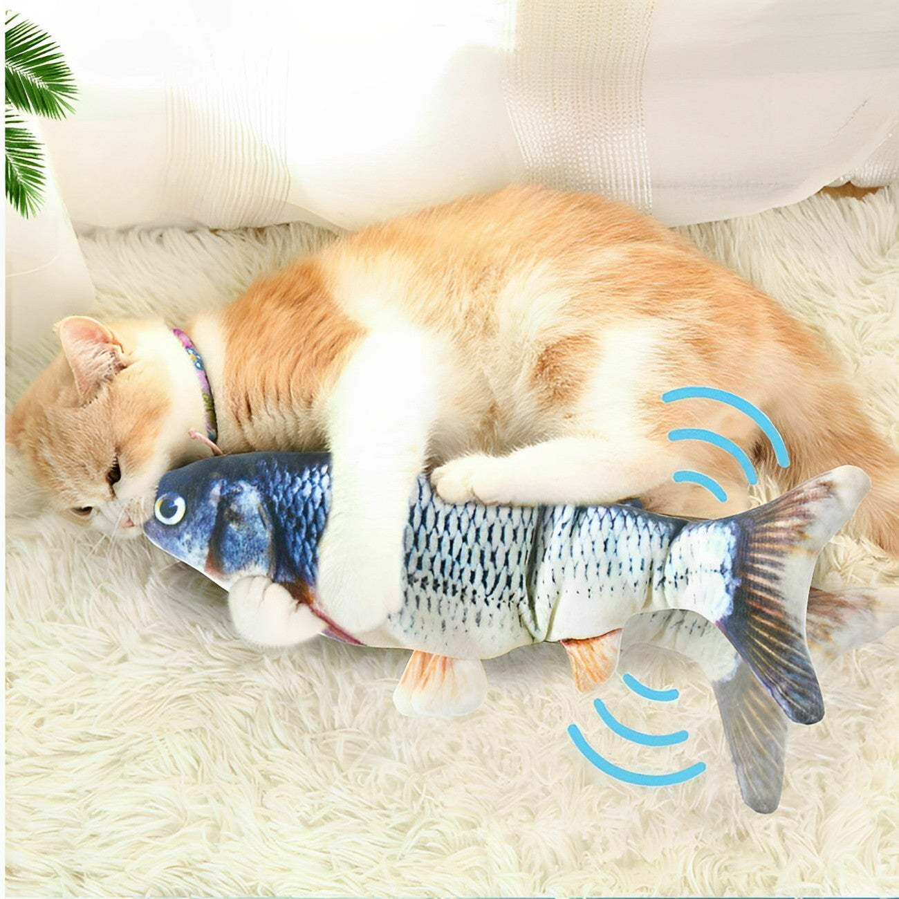 Interactive Flopping Fish Toy for Cats