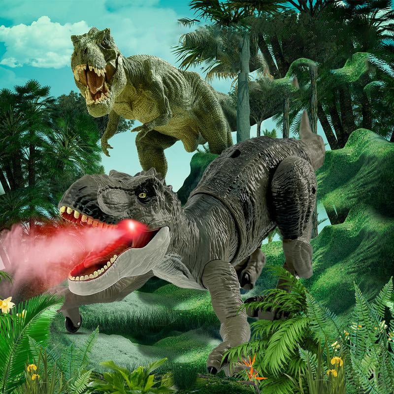 Remote-Controlled Dinosaur with Mist Spray Feature