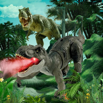 Remote-Controlled Dinosaur with Mist Spray Feature