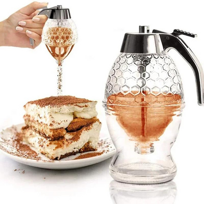 Convenient Honey Dispenser with Elegant Design