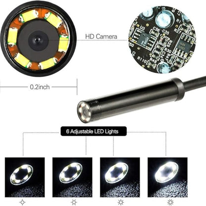 Waterproof Endoscope with Bright LED Light – AquaLux Model