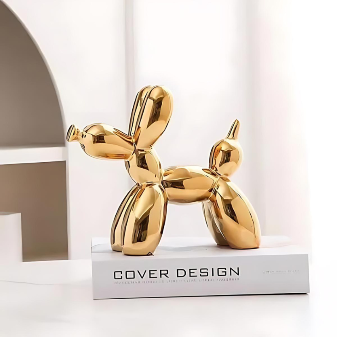 Decorative Ceramic Balloon Dog Statue
