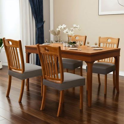 4-Pack Chair Covers for Dining Room Chairs | Stretchy & Stain-Resistant