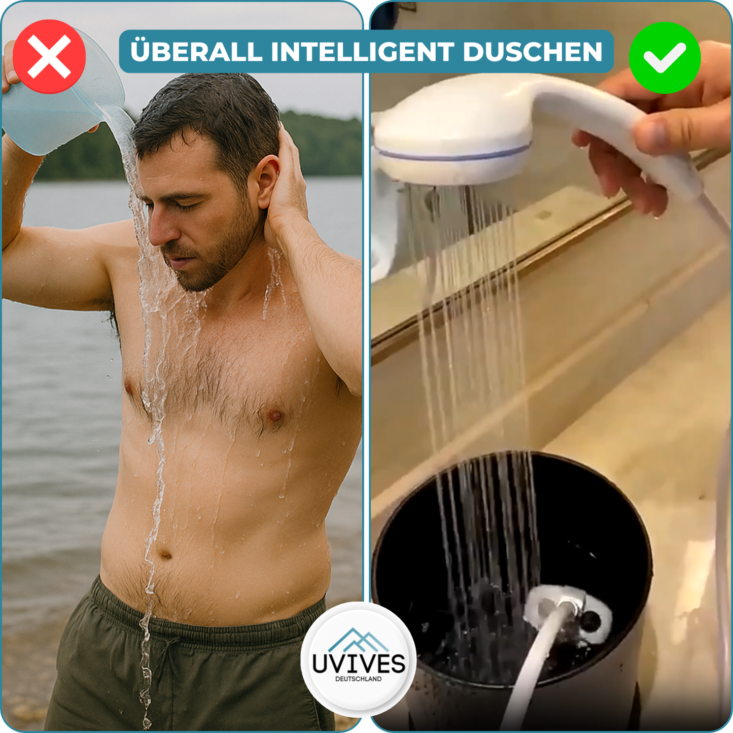 Portable Camp Shower – Enjoy Home-like Showering Anywhere