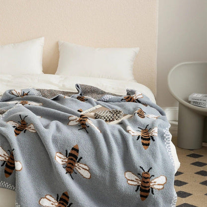 Cozy Honeycomb Throw Blanket for Ultimate Comfort