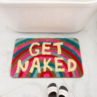 Luxurious Microfiber Bath Mat with Playful Design