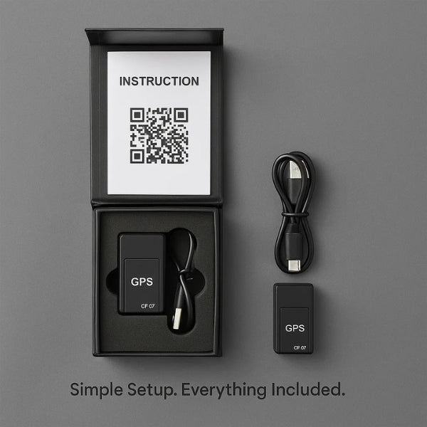 Vehicle Locator with Motion Activation – Compact GPS Tracker