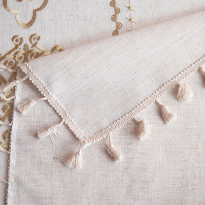 Elegant Embroidered Table Cover for Stylish Dining
