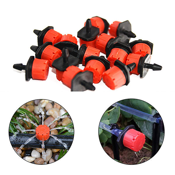 Drip Irrigation Nozzles with Adjustable Flow