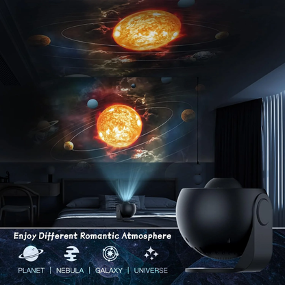 Bedroom Relaxation Projector Lamp with Starry Sky Effect