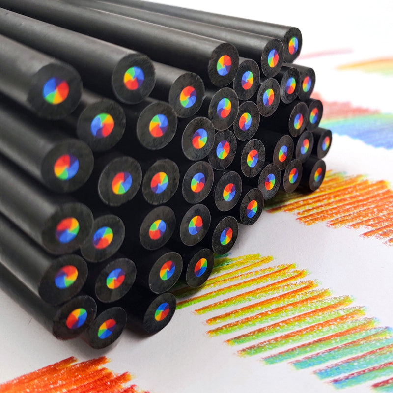 Whimsical Color Splash Pencils for Vibrant Creations
