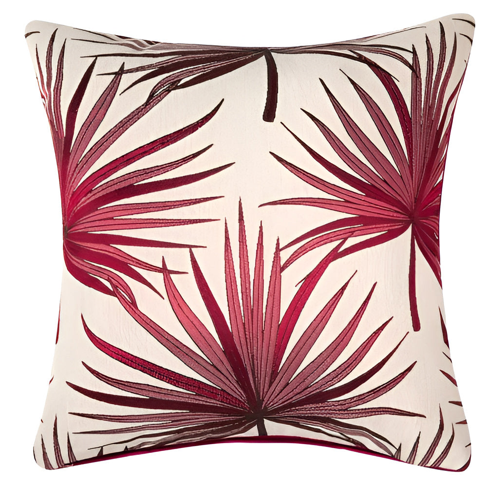 Luxe Leaf Design Cushion Cover for Stylish Interiors