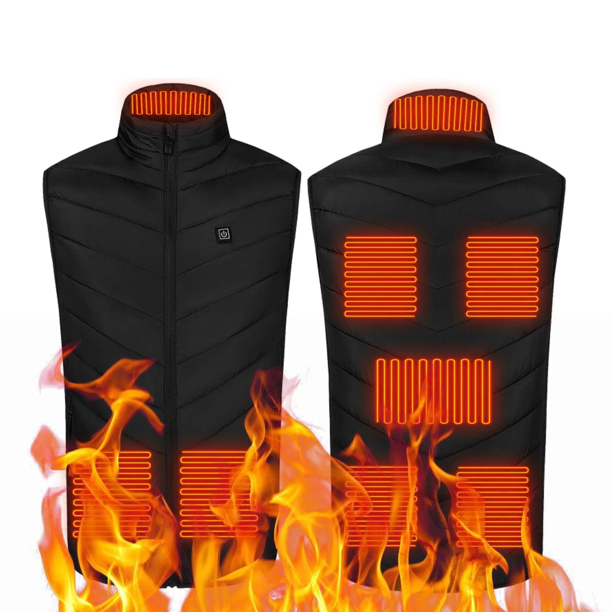 Electric Thermal Vest with USB Heating - Winter Wear for Men and Women