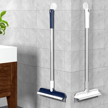 Dual-Function Floor Scrubber with Ergonomic Handle