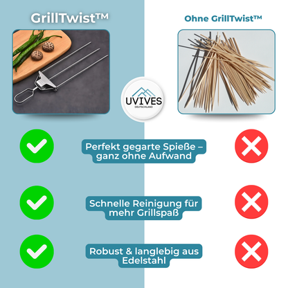 Buy One Get One Free | GrillTwist – Perfectly Grilled Skewers in Seconds