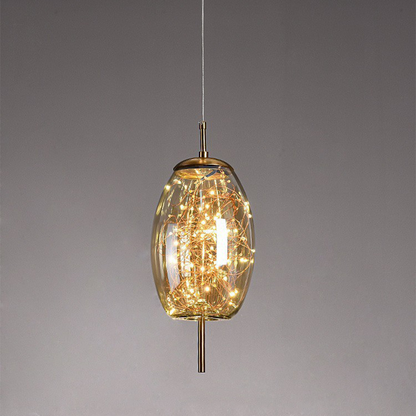 Adjustable Ceiling Pendant Light with Decorative LED Design