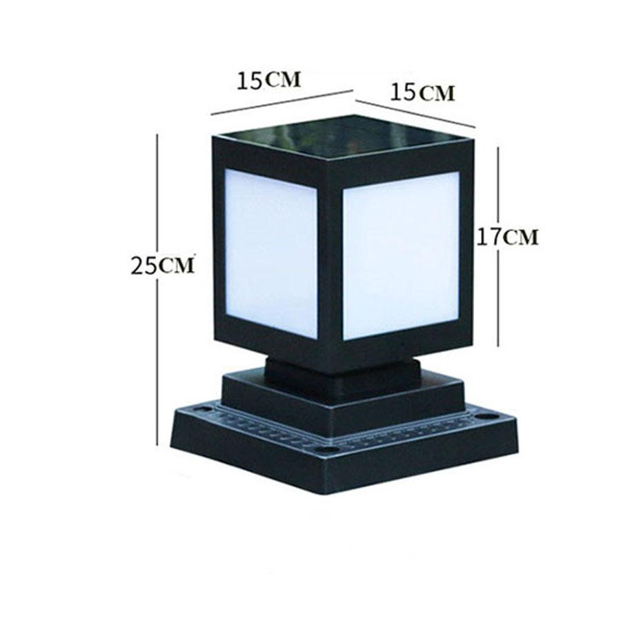 Square Solar LED Garden Lantern – Decorative Outdoor Lighting for Pathways and Patios