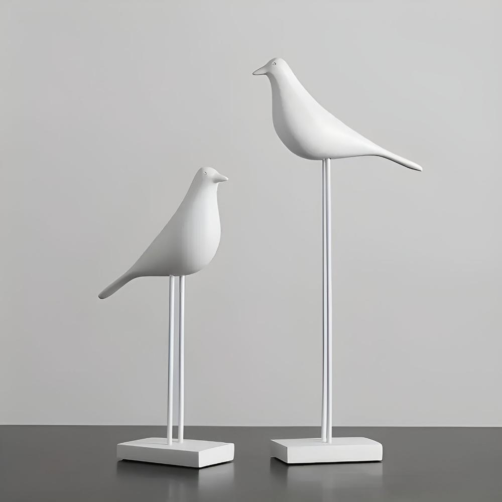 Elegant Minimalist Bird Figurines for Stylish Spaces