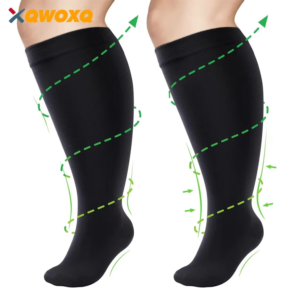 Comfort Fit Compression Socks for Curvier Legs