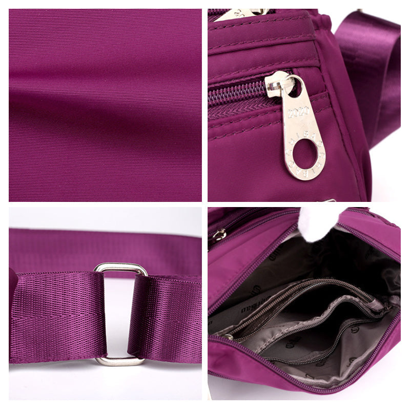 Versatile Nylon Fabric Crossbody Bag