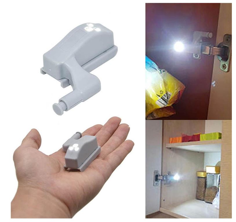 Motion-Activated LED Lights for Hinges (Pack of 10)