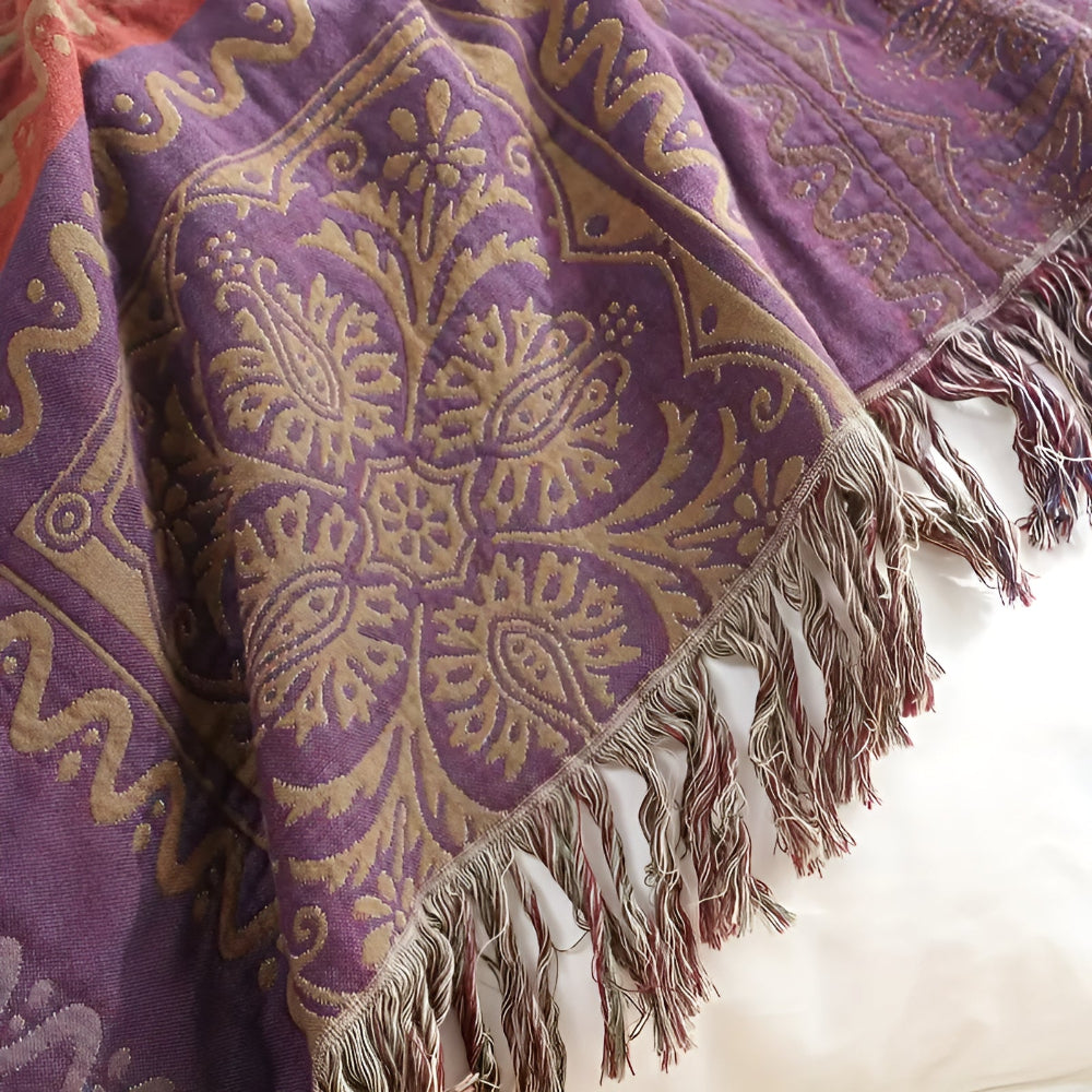 Bohemian Dream Tassel Cotton Blanket