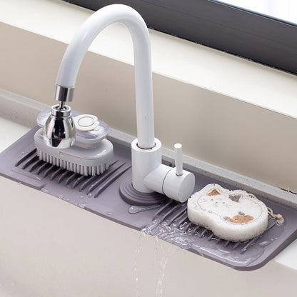 Ultimate Silicone Mat for Kitchen Faucets with Smart Drainage