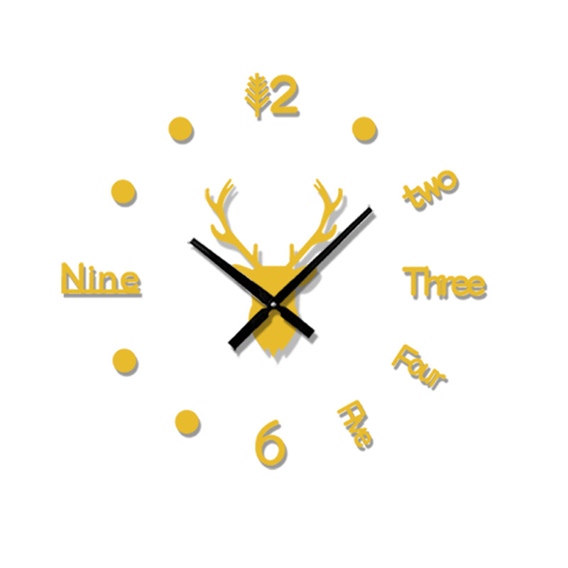 Stylish 3D Acrylic Wall Clock for Modern Homes