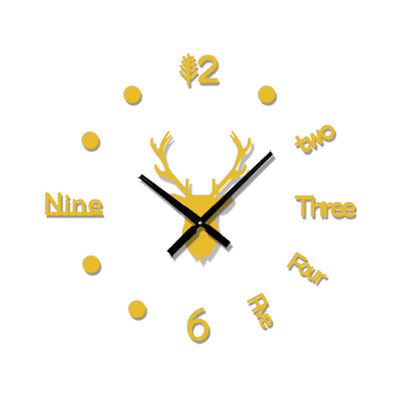 Stylish 3D Acrylic Wall Clock for Modern Homes