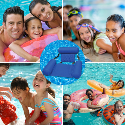 Inflatable Relaxation Chair for Ultimate Pool Comfort