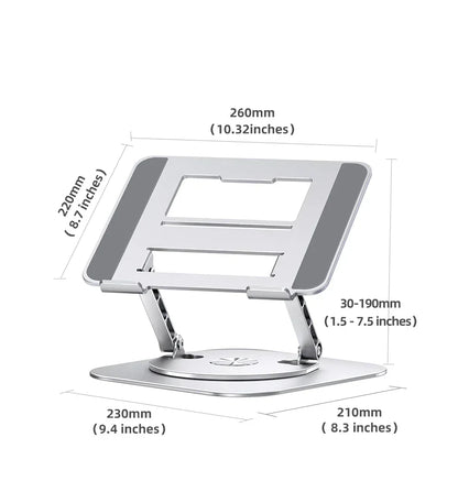 Versatile 360-Degree Rotating Laptop Stand