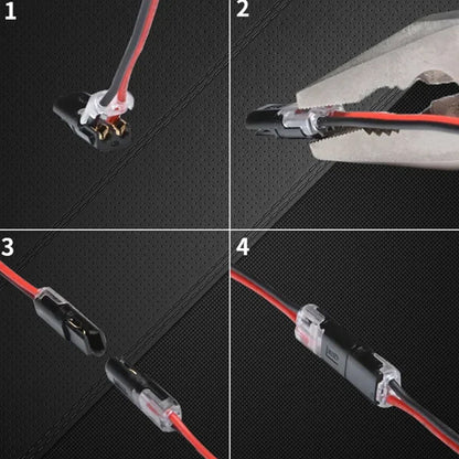 Dual-Core Connector with Secure Fastening Clip