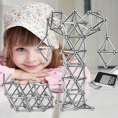 Magnetic Ball and Rod Construction Set for DIY Projects