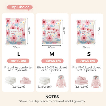 SpaceSaver Vacuum Storage Bags for Clothes & Bedding | Airtight, Reusable & Compact for Home & Travel