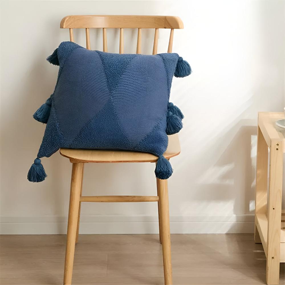 Chic Comfort Pillows with Playful Tassels