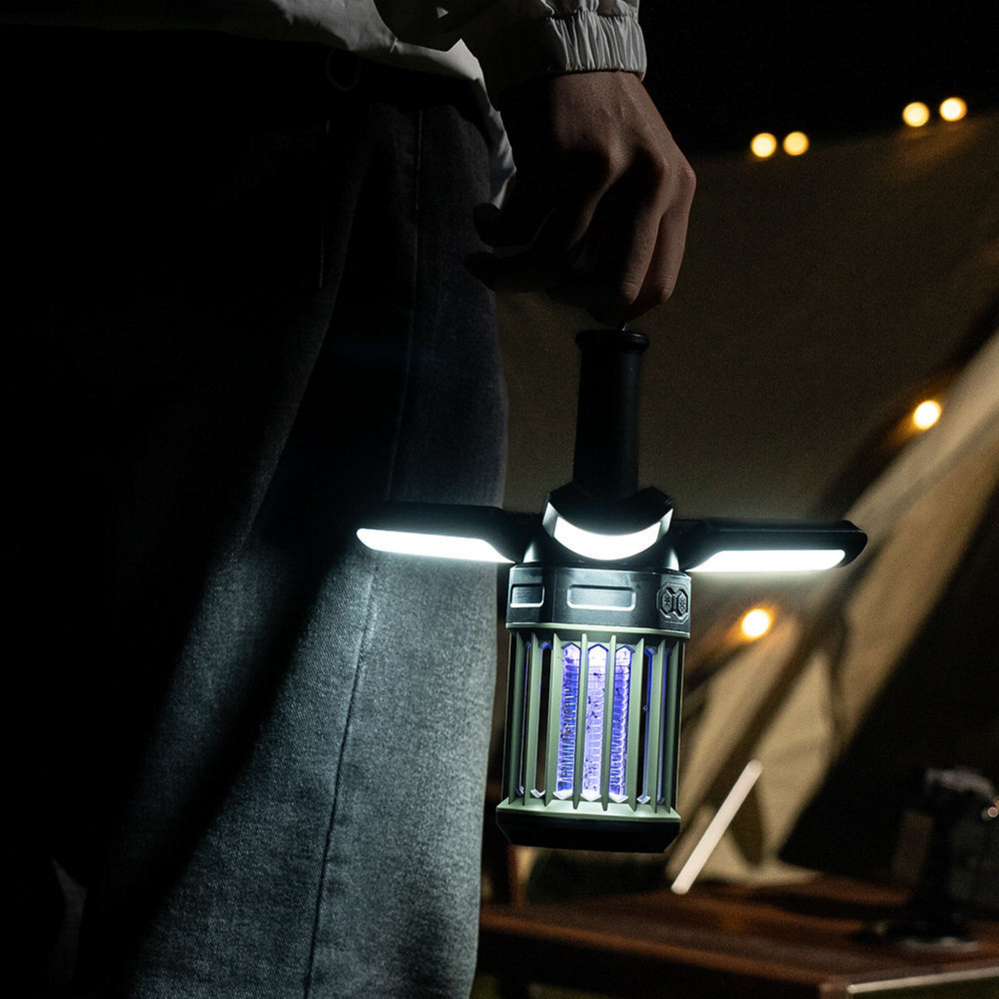 Mosquito Shield LED Lantern: Dual-Function Comfort