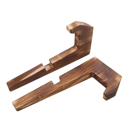 Elegant Pine Recipe Display Stand for Cookbooks & Tablets