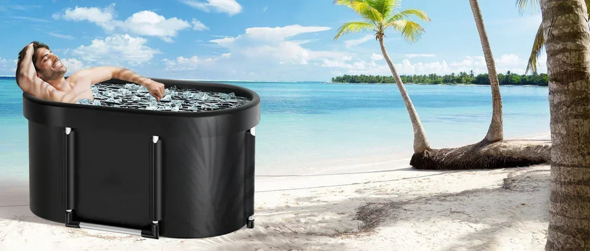 Foldable Cold Plunge Tub for Adults - Portable Ice Bath for Recovery