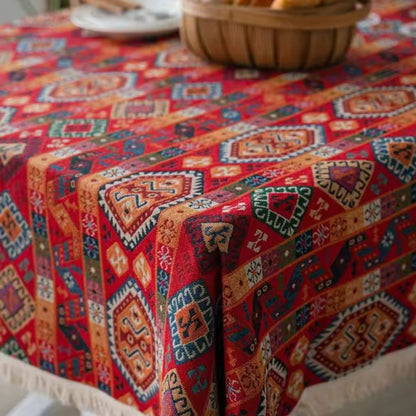 Desert Blossom Bohemian Table Cover