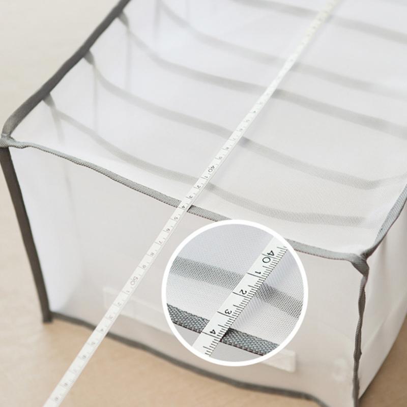 Clothes Organizer with 7-Grid Mesh Dividers for Wardrobe