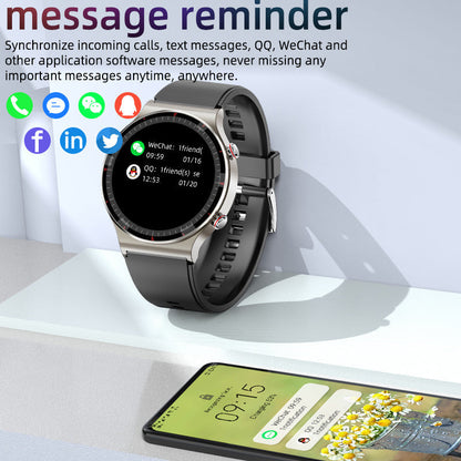 Health Monitoring Smart Watch with EKG, Blood Oxygen, and Heart Rate