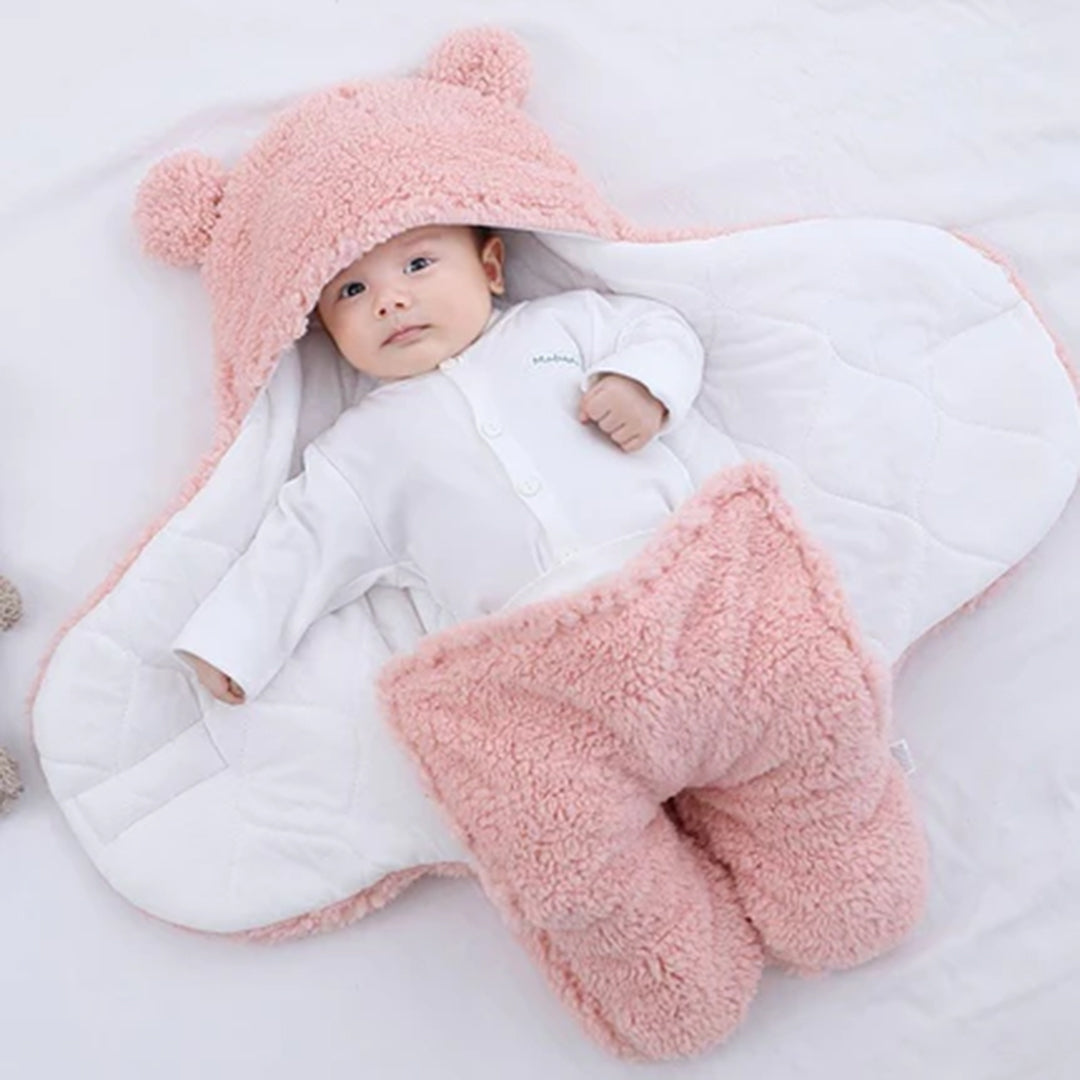 Cozy Bear Swaddle Blanket for Infants